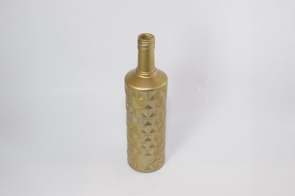 Flasche gemustert Gold – Bild 2
