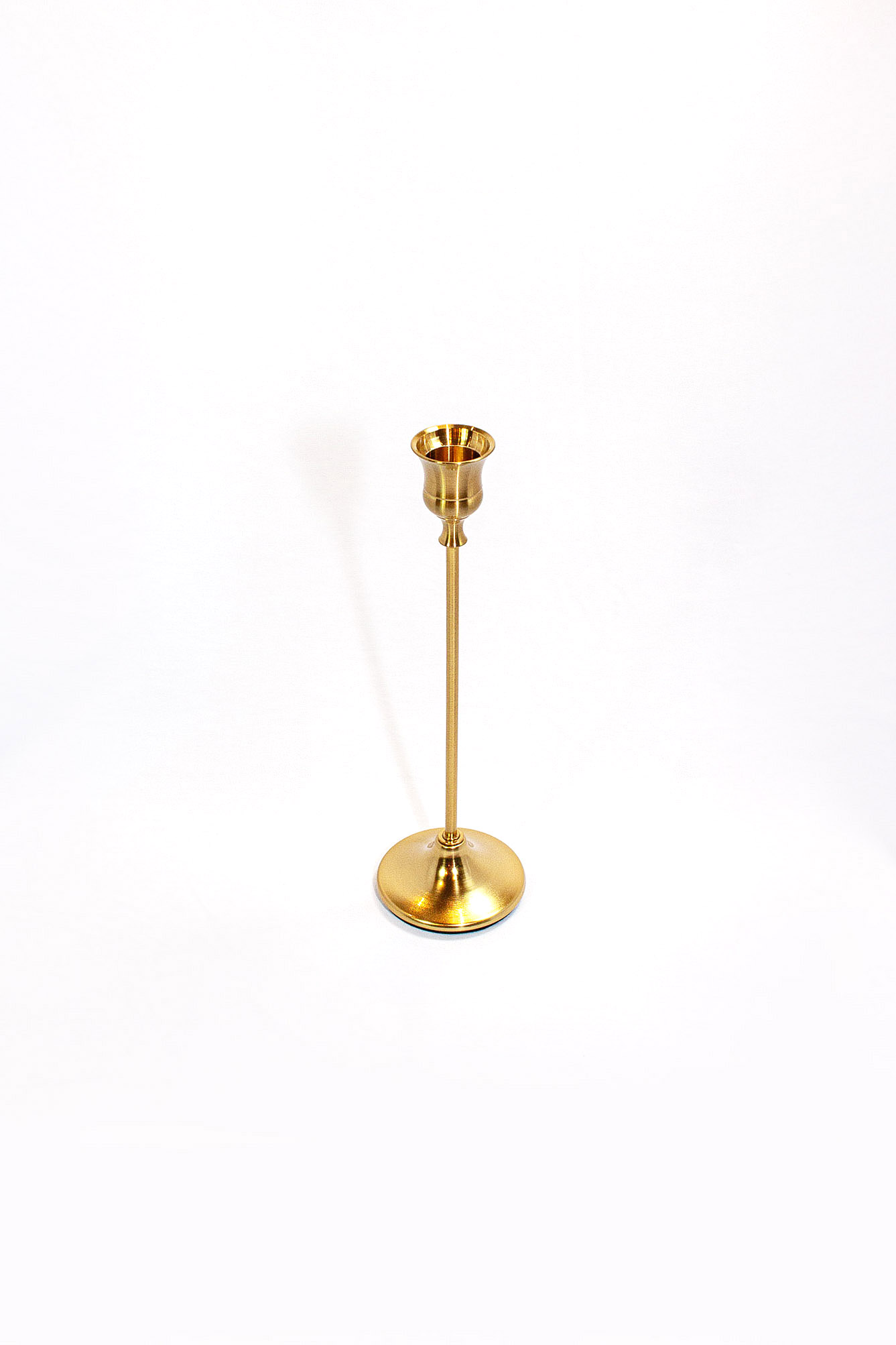 Kerzenständer gold Antik Mittel – Bild 2