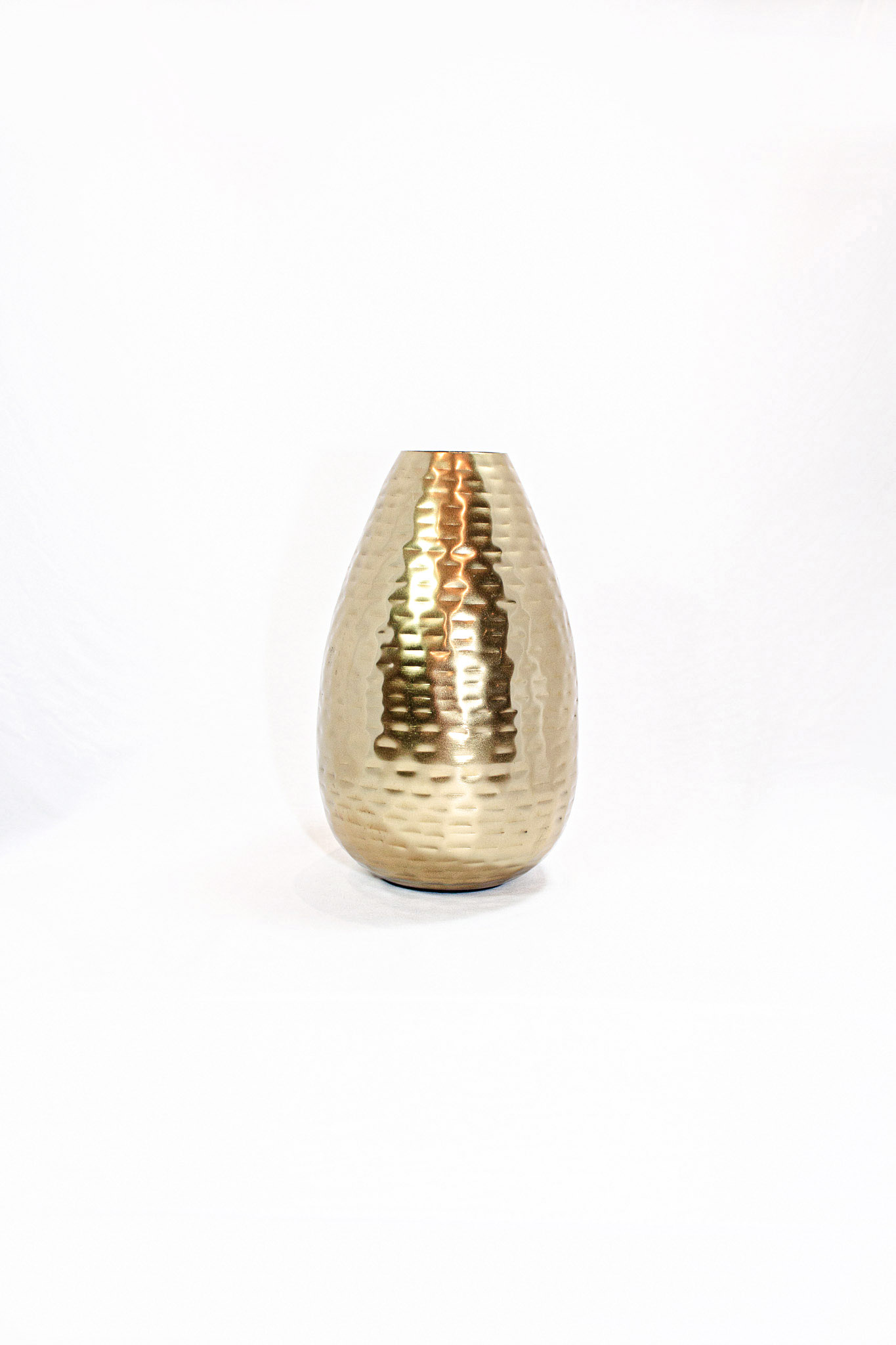Bodenvase Mattgold "Muster"