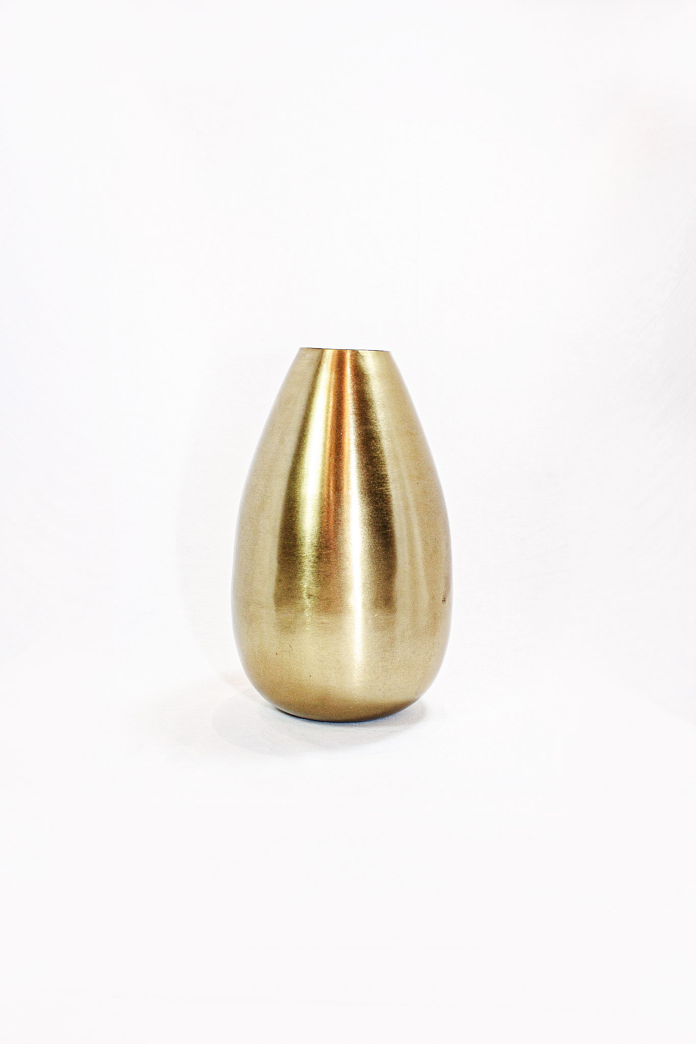 Bodenvase Mattgold "Glatt"
