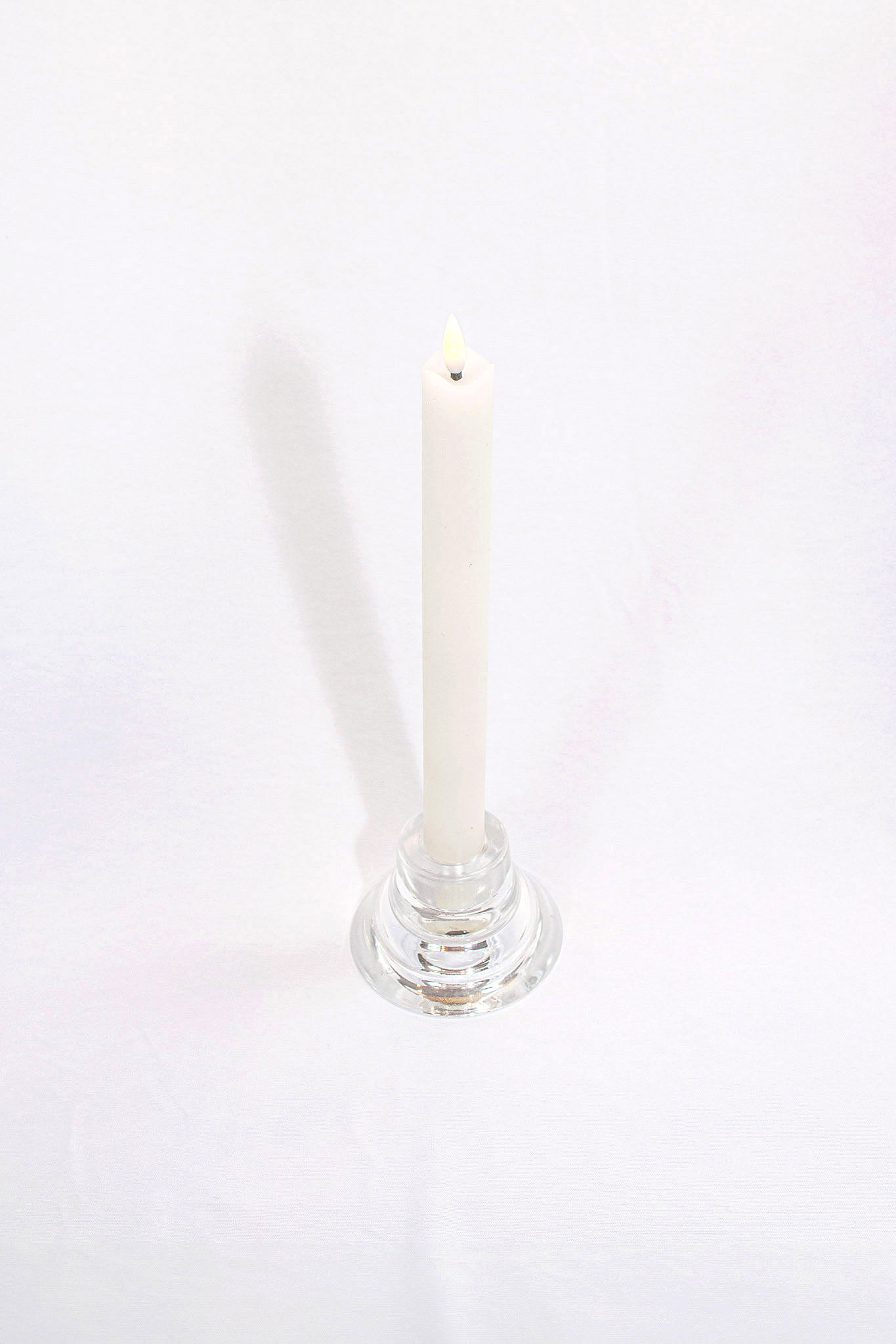 LED Stabkerzen Echtwachs Creme – Bild 2