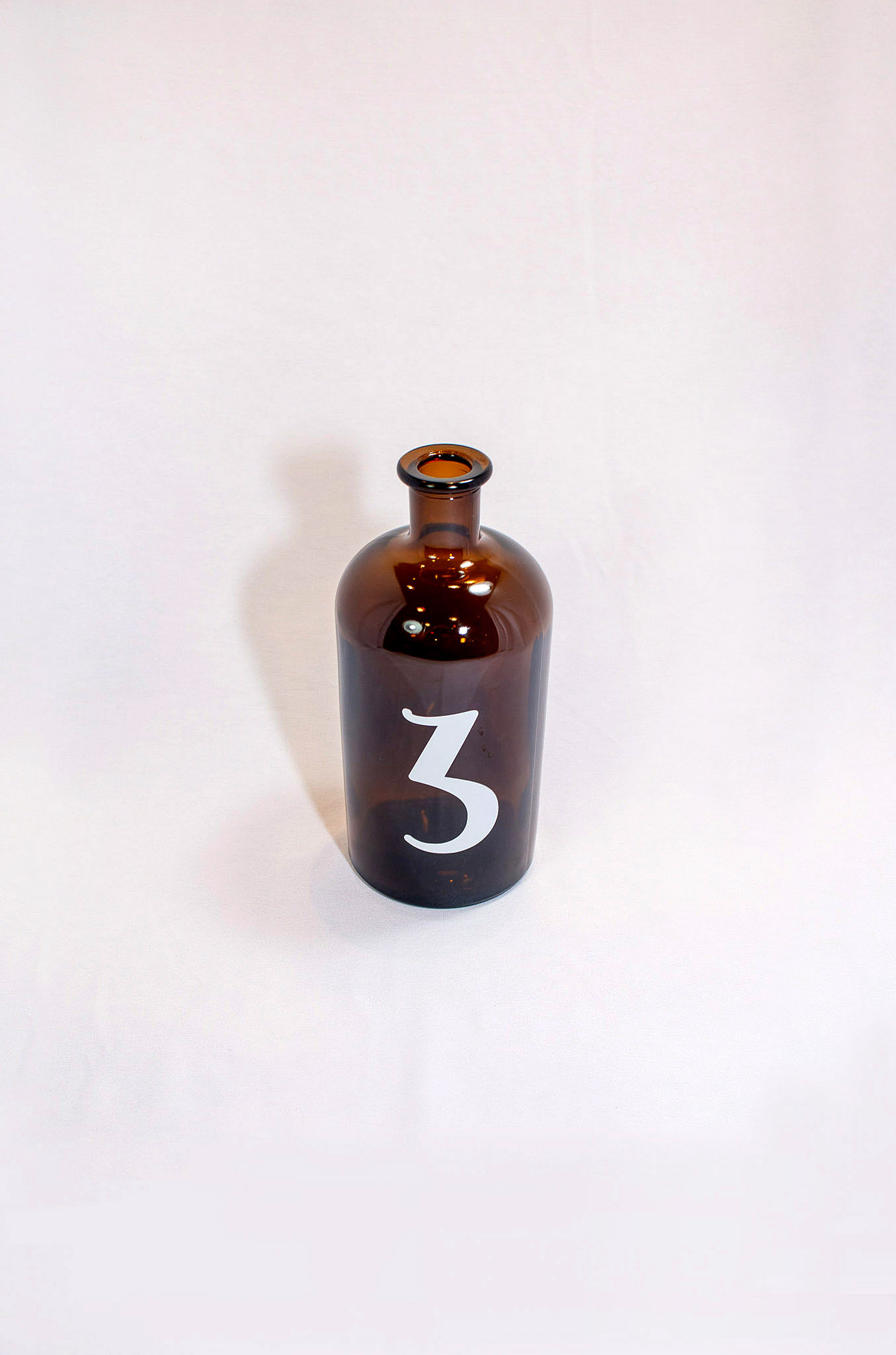 Tischnummer Apothekerflasche mit Zahl – Bild 2