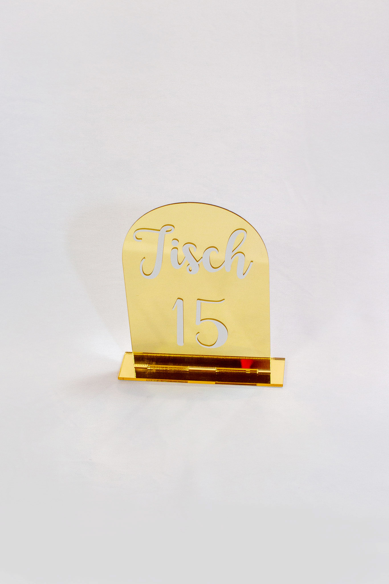 Tischnummer Gold Spiegel deutsch – Bild 2