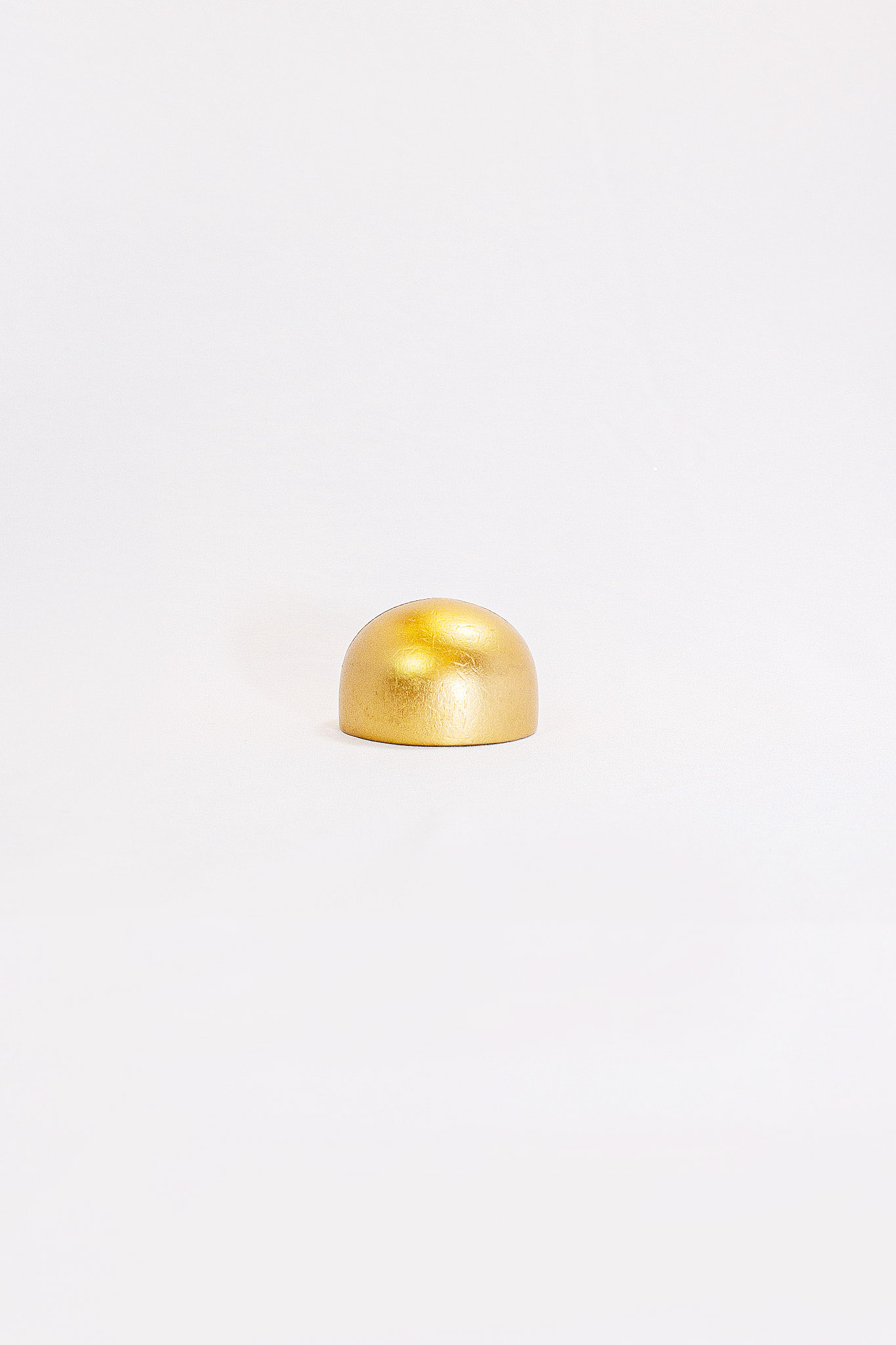 Kartenhalter Halbkugel Mattgold