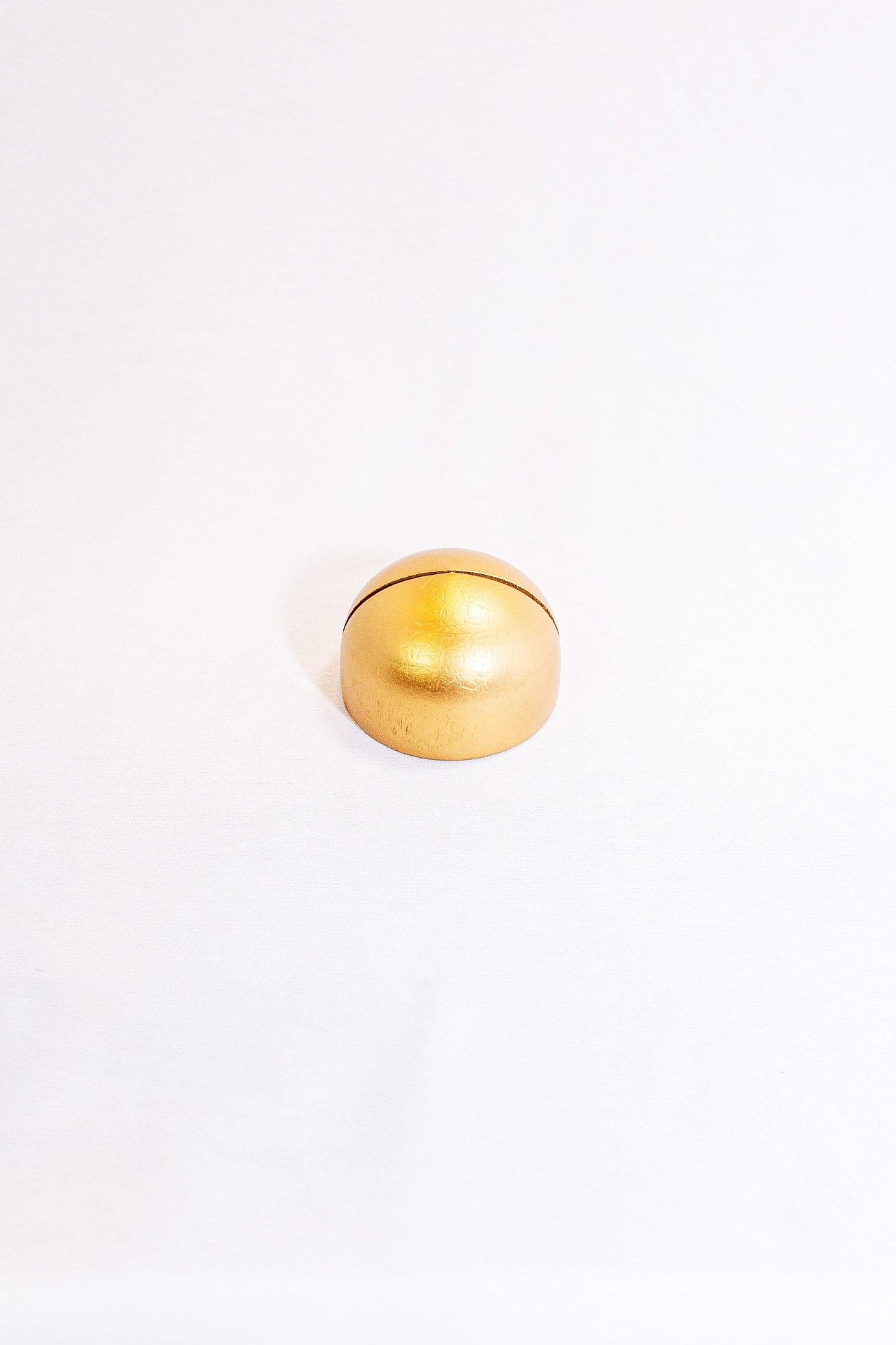 Kartenhalter Halbkugel Mattgold – Bild 2