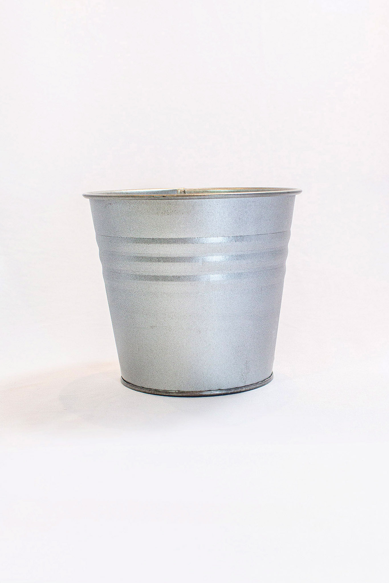Blumentopf Mattgrau