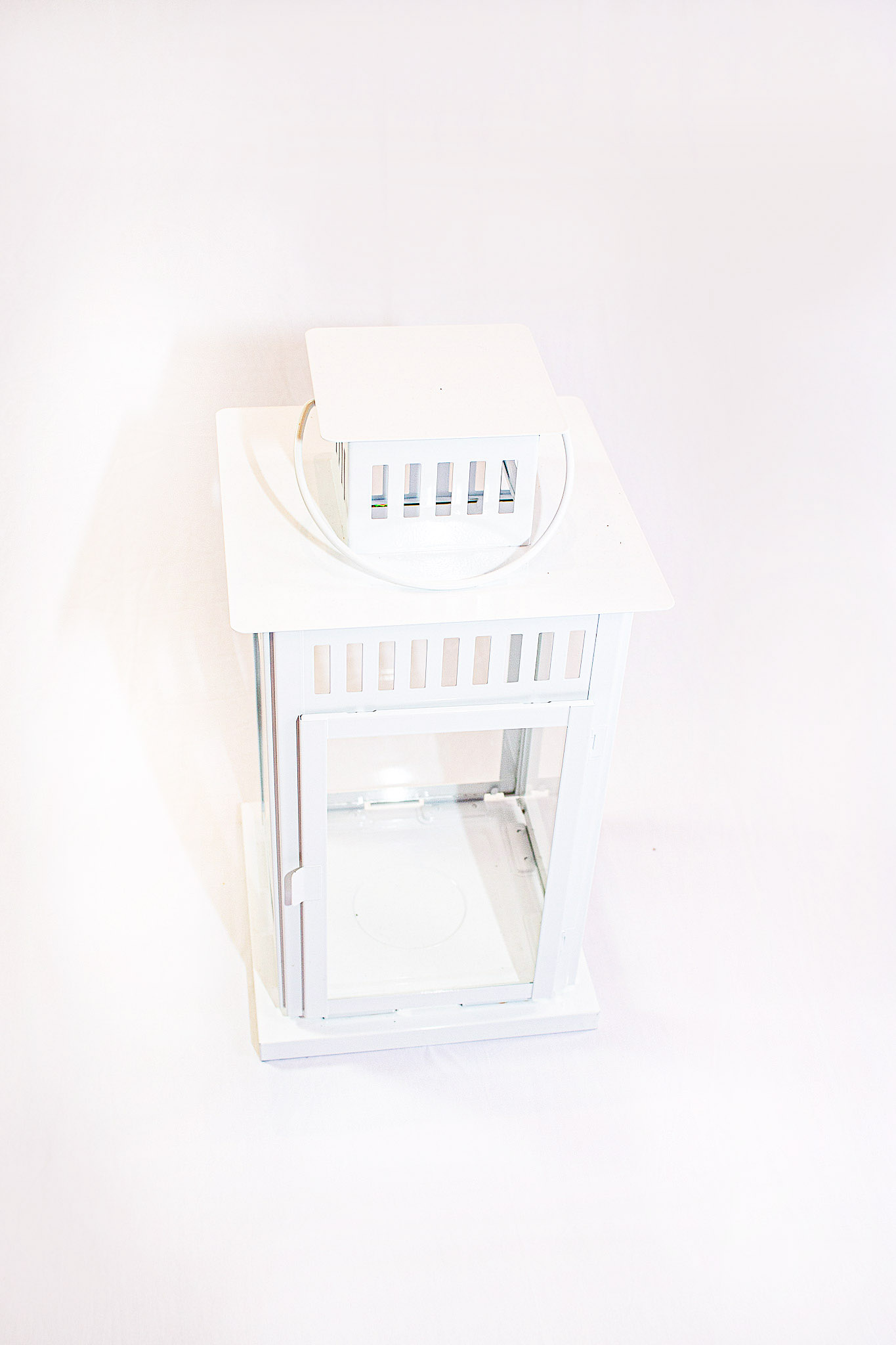 Laterne groß Weiß – Bild 2