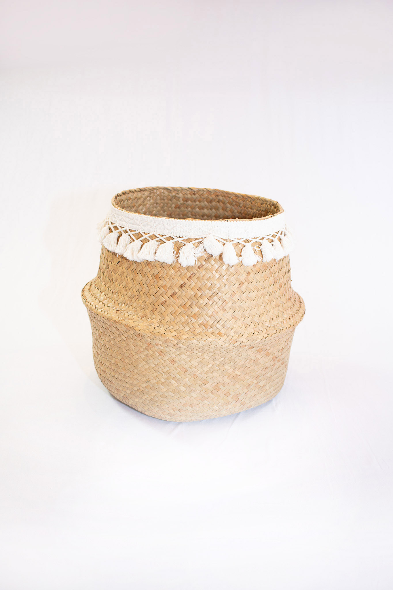 Seegras Korb Makramee