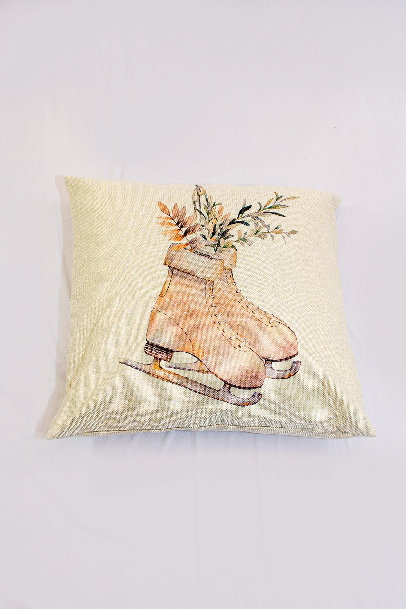 Kissen Schlittschuh