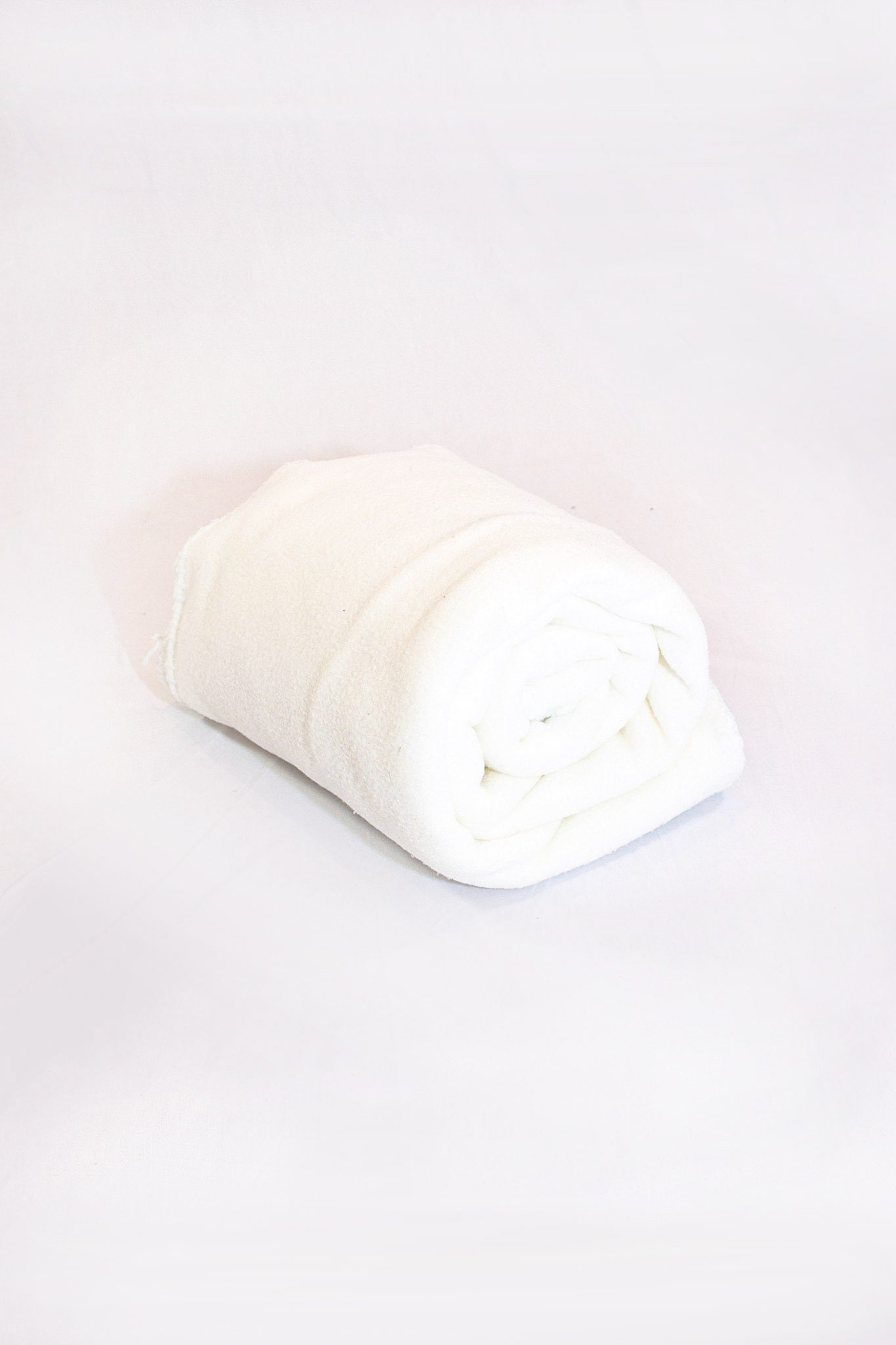 Fleece Decke Weiß/Creme