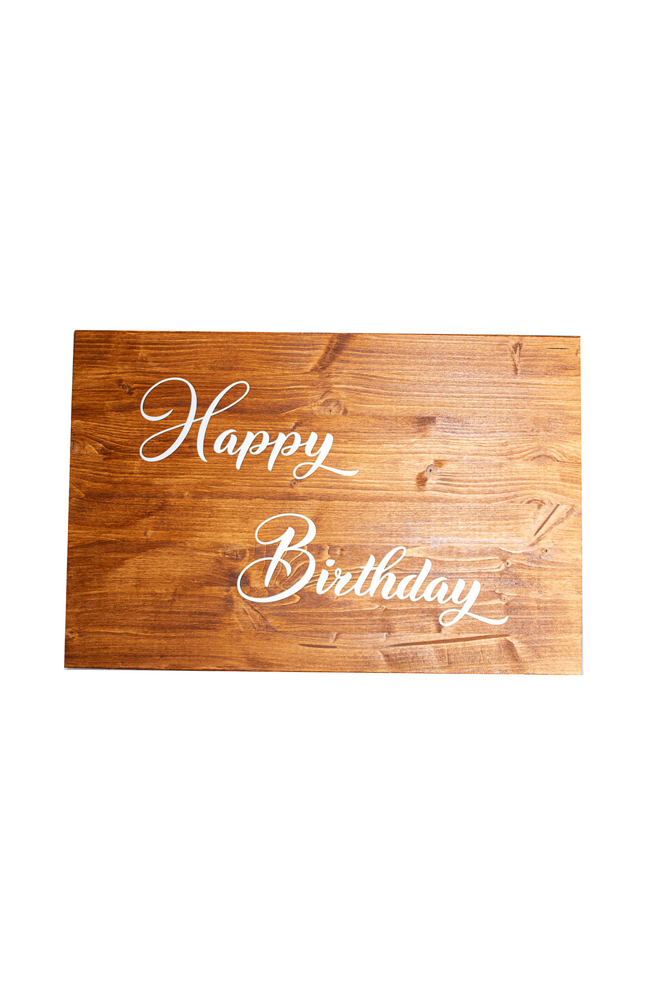 Schild Holz "Happy Bithday"