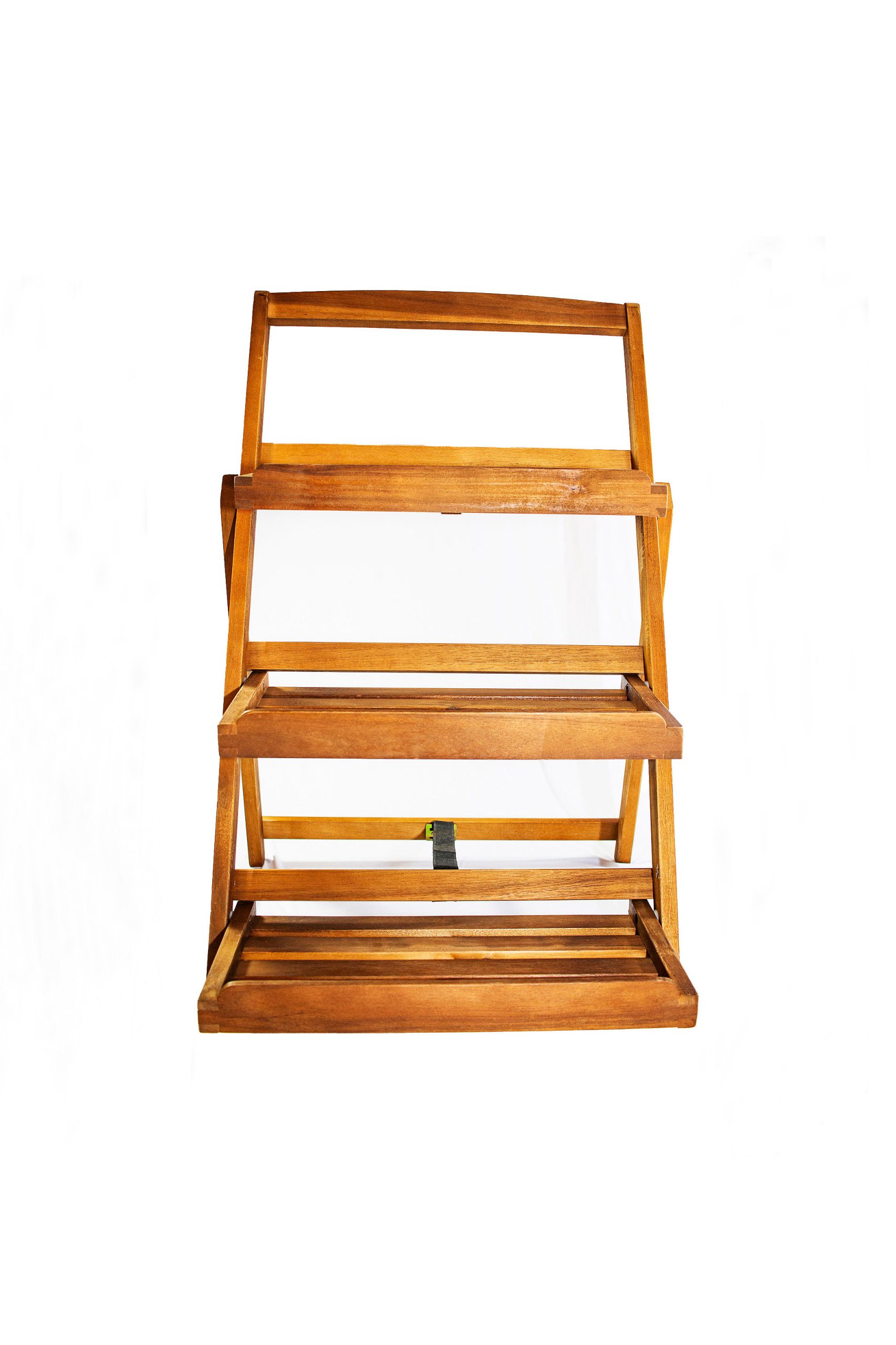 Klappleiter Braun mit drei Stufen