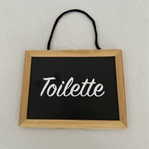 Tafel: Toilette