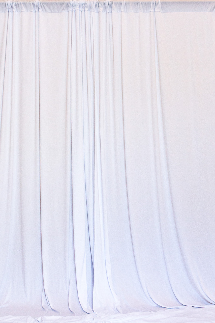 Hindergrund Vorhang Weiß