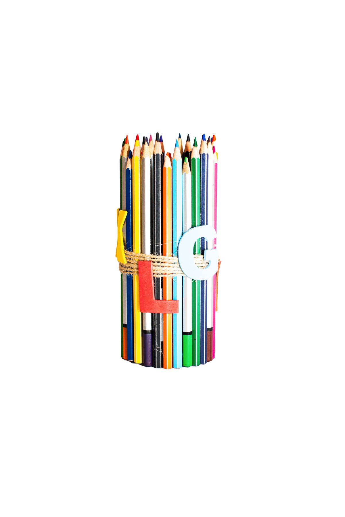 Vase mit Stiften Groß