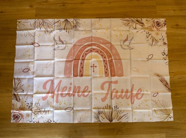 Banner "Meine Taufe" Mädchen