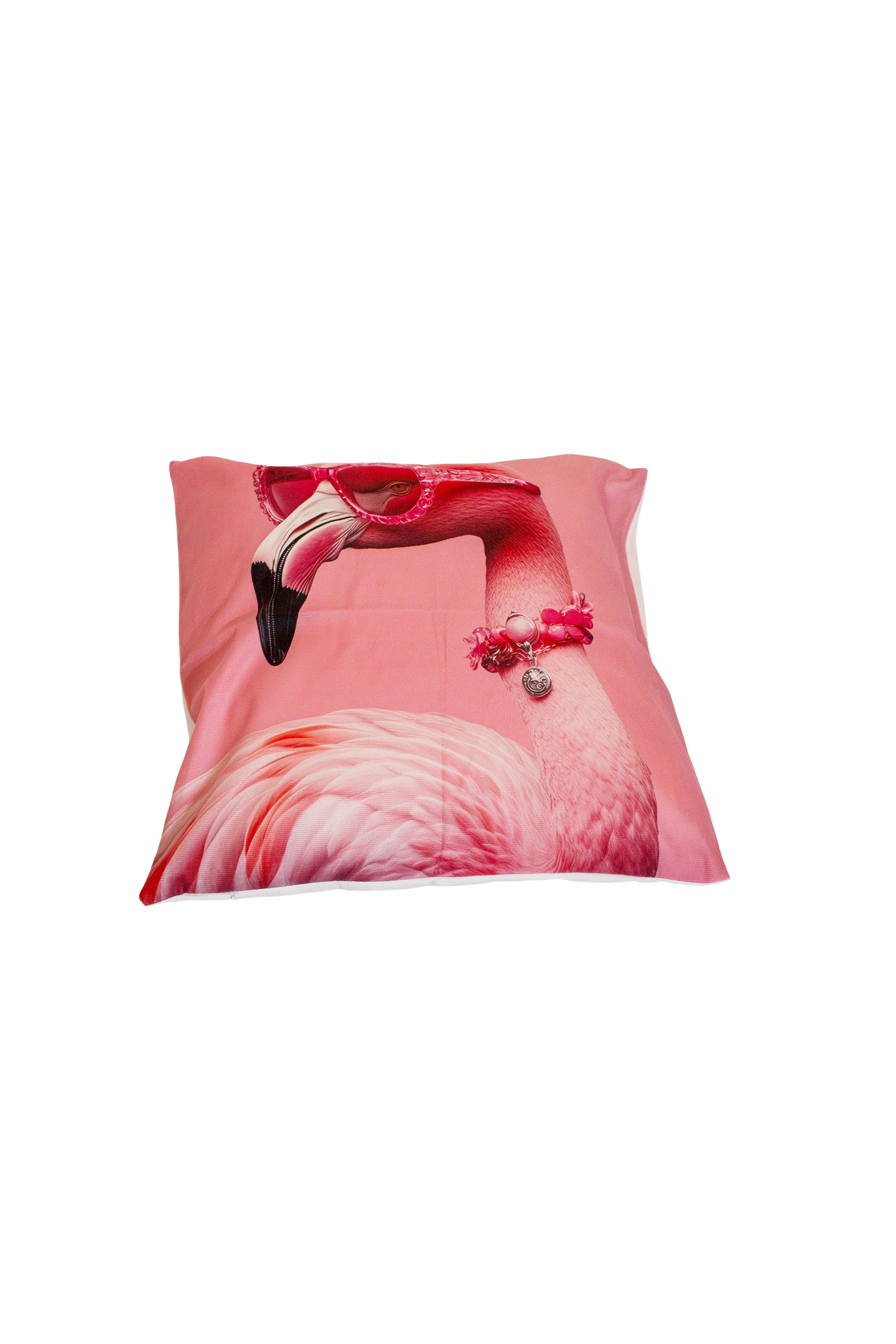 Kissen "Flamingo mit Sonnenbrille"