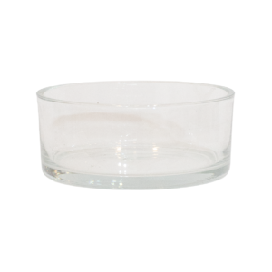 Glasschale für Blumengestecke