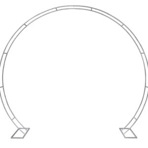 Traubogen Rund Silber "doppelt"