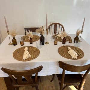 Weihnachtstisch Set "Boho" für 4 Personen