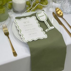 Stoffservietten Olivegrün