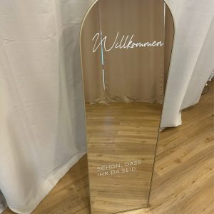 Selfie Spiegel Mattgold