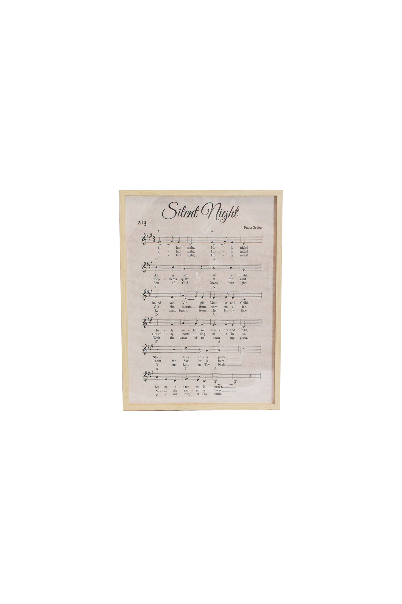 Bilderrahmen Weihnachtslied