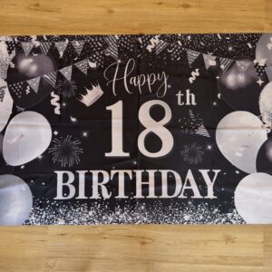 Banner "18. Geburtstag Silber"