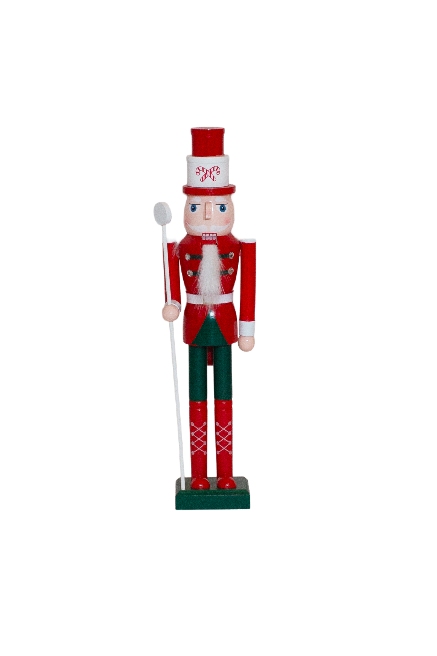 Nußknacker Grün/Rot/Weiß