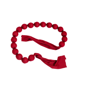 Kugelkette Burgunder Rot