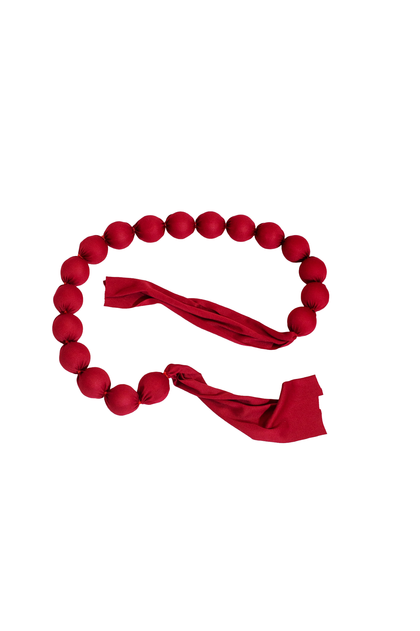 Kugelkette Burgunder Rot