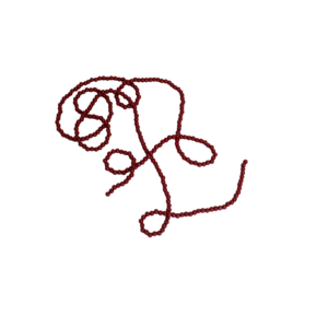 Holzperlenkette Burgunder Rot