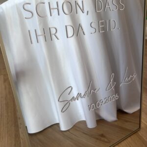 Personalisierung Selfie Spiegel