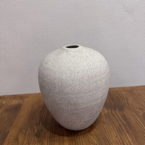 Ton Vase Hellgrau